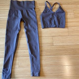 SET Active Purple Leggings and Top Set